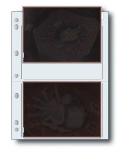 Negative Storage Binder Page Holds 2 5" X 7" Photos Or Negatives