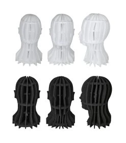 Archival Foam Heads - Hat & Wig Mount -tools shop Mal and female Hat Wig mount 886x1000
