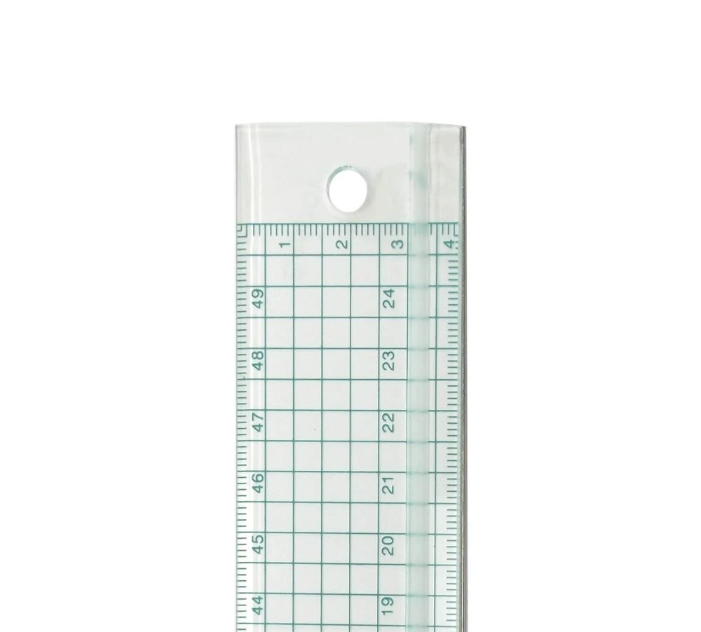 Transparent Metal Edged Ruler 2 Transparent Metal Edged Ruler - Image 2