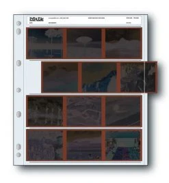 120 Film Negative Storage Binder Page 12 Frames 60x70mm