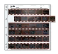 35mm Negative Storage Binder Page - 36 Frames, 6x6 Frame