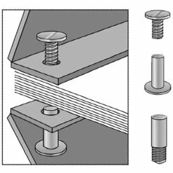 Post Bound Scrapbooks -tools shop Scrapbook post binding screws 600x600