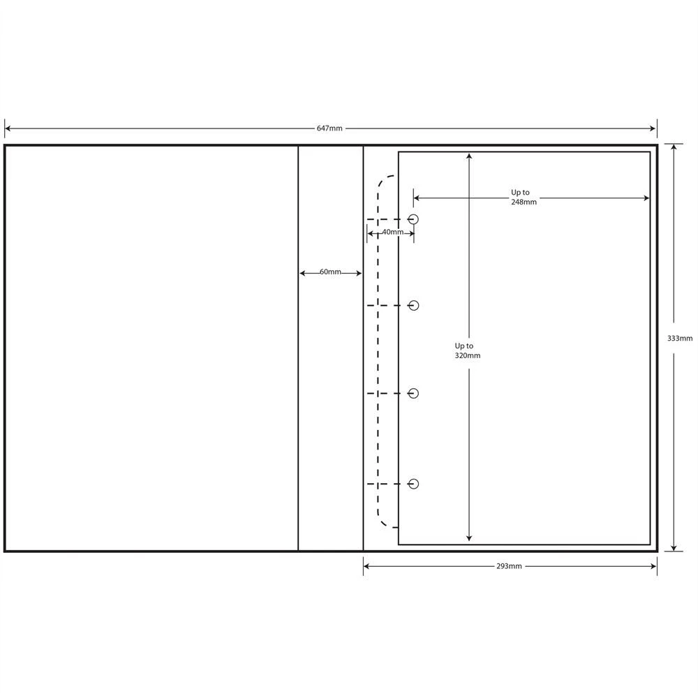 Archival Binder Box A4 Size | 3 & 4 Ring 3 Archival Binder Box A4 Size | 3 & 4 Ring - Image 3