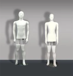 Mannequin Male & Female Display Figures