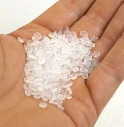 Weighting And Stuffing Pellets - Polypropylene -tools shop pellets in hand 979x1000