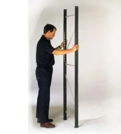 Warehouse Shelving Side Frames With Footplates